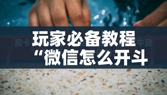 玩家必备教程“微信怎么开斗牛房间链接”房卡详细充值