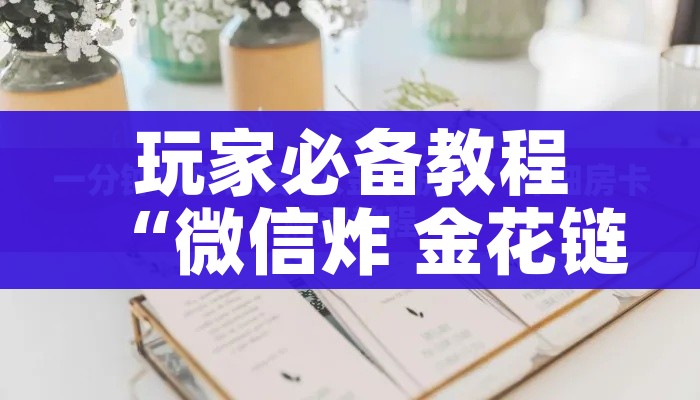 玩家攻略“微信链接炸 金花房卡充值购买”详细房卡教程