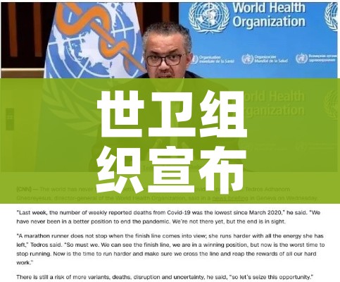 世卫组织宣布新冠疫情结束:世界卫生组织新冠疫情结束