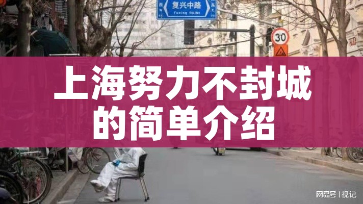 上海努力不封城的简单介绍