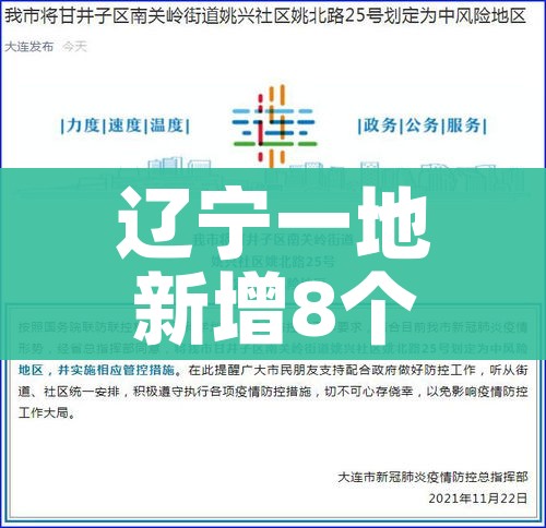 辽宁一地新增8个高、中风险区/辽宁新增13个中风险地区