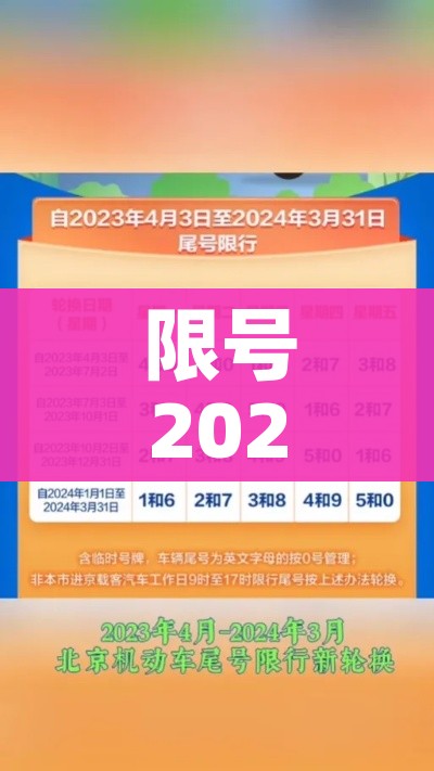 限号2023年最新限号时间表（限号2023年最新限号时间表格）