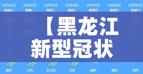 【黑龙江新型冠状病毒最新消息,黑龙江新型冠状病毒最新消息今天】