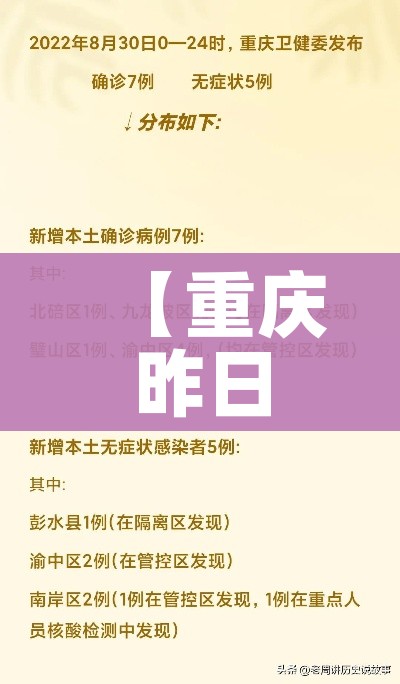 【重庆昨日新增1例死亡病例/重庆昨日新增1例死亡病例详情】
