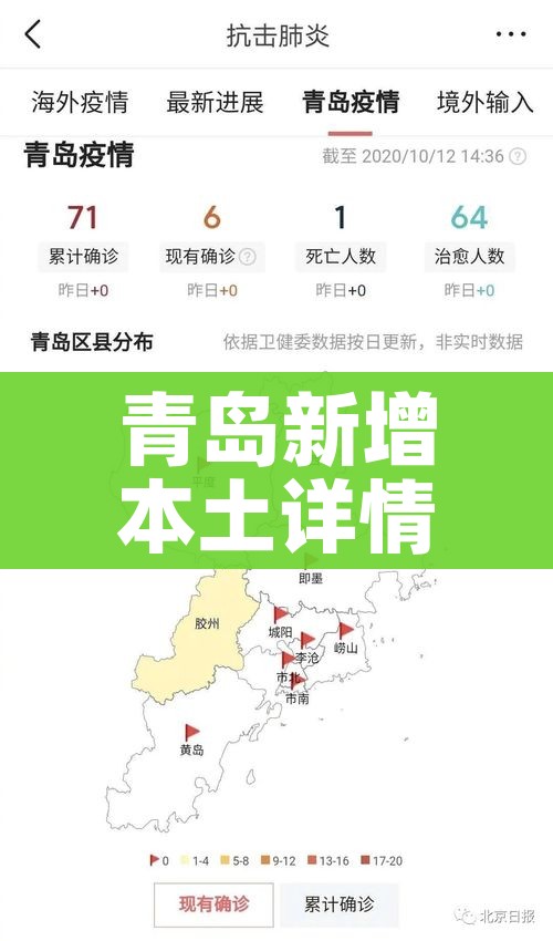 青岛新增本土详情（青岛新增病例情况）