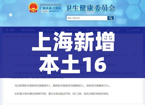 上海新增本土166例/上海新增本土病例最新通报
