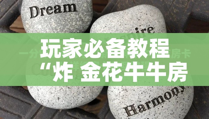 玩家必备教程“炸 金花牛牛房卡链接”详细房卡怎么购买教程