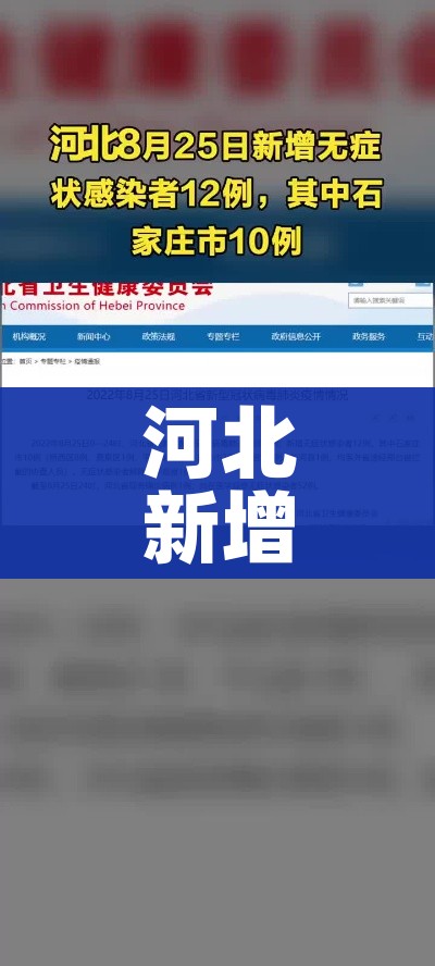 河北新增7例无症状涉石家庄等地（河北新增本土33例 石家庄31例）