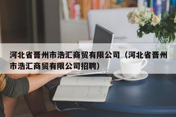 河北省晋州市浩汇商贸有限公司（河北省晋州市浩汇商贸有限公司招聘）